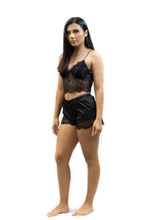 Load image into Gallery viewer, Ariana Lace Cami Top And Satin Shorts Set