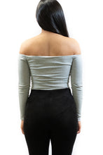 Load image into Gallery viewer, Savannah Long Sleeve Off The Shoulder Bodysuit