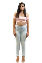 Load image into Gallery viewer, Mila Off Shoulder Crop Top