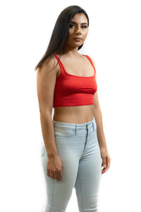 Bella Strappy Tank Crop Top