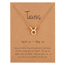 Load image into Gallery viewer, Zodiac Sign Pendant Necklace